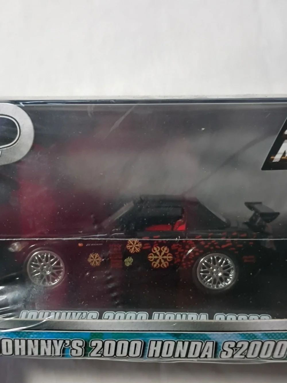 NIB Johnny's 2000 Honda S2000 Die-Cast Model Car - Black Fast & Furious Limited